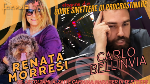 format di poesia italiana contemporanea creato da Martina Campi e Giusi Montali - protagoniste dell'episodio: Renata Morresi e Carlo Bellinvia