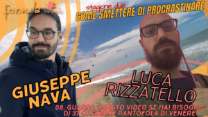 format di poesia italiana contemporanea creato da Martina Campi e Giusi Montali - protagoniste dell'episodio: Giuseppe Nava e Luca Rizzatello